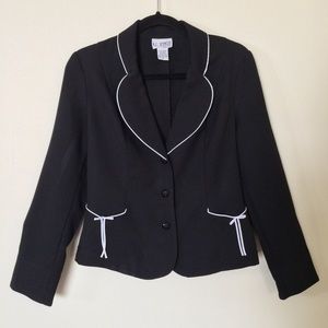K.C. Spencer New York Vintage Black Jacket Blazer